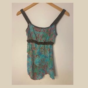 Y2K Beachy Babydoll Tank Top 🐚